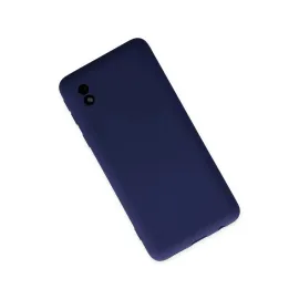 Newface Samsung Galaxy A01 Core Kılıf Nano Içi Kadife Silikon - Lacivert