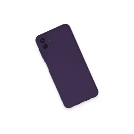 Newface Samsung Galaxy A04 Kılıf Nano Içi Kadife Silikon - Mor