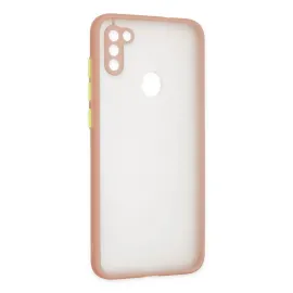 Newface Samsung Galaxy A11 Kılıf Montreal Silikon Kapak - Pembe