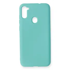 Newface Samsung Galaxy A11 Kılıf Nano Içi Kadife Silikon - Turkuaz