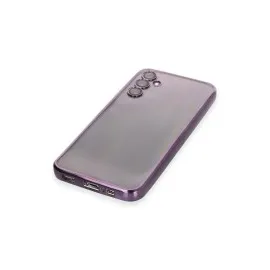 Newface Samsung Galaxy A14 4G Kılıf Razer Lensli Silikon - Mor