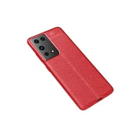 Newface Samsung Galaxy S21 Ultra Kılıf Auto Focus Kapak - Kırmızı