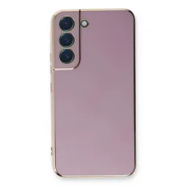 Newface Samsung Galaxy S22 Plus Kılıf Volet Silikon - Mor