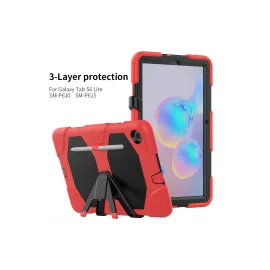 Newface Samsung Galaxy T500 Tab A7 10.4 Kılıf Griffin Tablet Kapak - Kırmızı