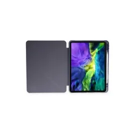 Newface Samsung Galaxy T870 Tab S7 11 Kılıf Kalemlikli Mars Tablet Kılıfı - Lavender