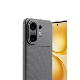 Newface Vivo X200 Fe Auto Focus Karbon Kapak -Gri
