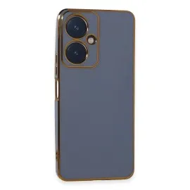 Newface Vivo Y27 Kılıf Volet Silikon - Mavi