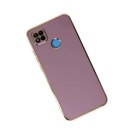 Newface Xiaomi Redmi 9C Kılıf Volet Silikon - Mor