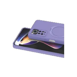 Newface Xiaomi Redmi Note 12 Pro 4G Regal Magsafe Standlı Kapak - Lila