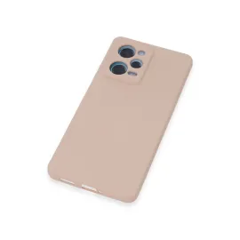 Newface Xiaomi Redmi Note 12 Pro 5G Kılıf Nano Içi Kadife Silikon - Pudra