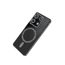 Newface Xiaomi Redmi Note 13 Pro 4G Joke Simli Magneticsafe Kılıf - Siyah