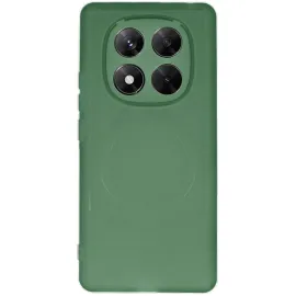 Newface Xiaomi Redmi Note 14 Pro 5G Kılıf Maya Karbon Kapak - Koyu Yeşil