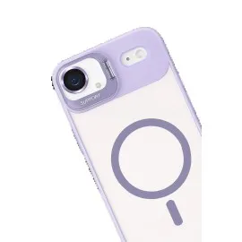 Joko Apple Iphone 17 Air Remim Lensli Magsafe Standlı Kapak - Lila