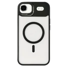 Joko Apple Iphone 17 Air Remim Lensli Magsafe Standlı Kapak - Siyah