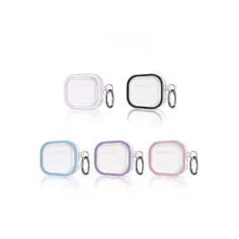 Movenchy Airpods Pro 2 (2.nesil) Shiny Şeffaf Kılıf - Beyaz