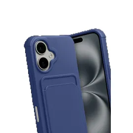 Newface Apple Iphone 17 Kelvin Kartvizitli Silikon - Lacivert