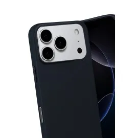 Newface Apple Iphone 17 Pro Nano Içi Kadife Silikon - Siyah