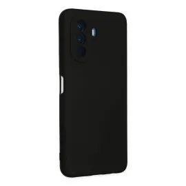 Newface Huawei Nova Y70 Kılıf Nano Içi Kadife Silikon - Siyah