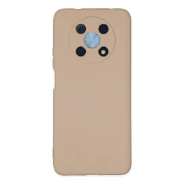 Newface Huawei Nova Y90 Kılıf Nano Içi Kadife Silikon - Pudra