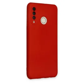 Newface Huawei P30 Lite Kılıf Nano Içi Kadife Silikon - Kırmızı