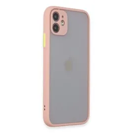 Newface Iphone 11 Kılıf Montreal Silikon Kapak - Pembe