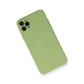 Newface Iphone 11 Pro Max Kılıf Nano Içi Kadife Silikon- Yeşil