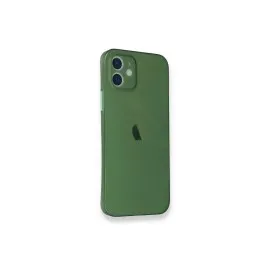 Newface Iphone 12 Mini Kılıf Pp Ultra İnce Kapak - Yeşil