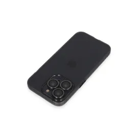 Newface Iphone 13 Pro Max Kılıf Luko Lens Silikon - Siyah