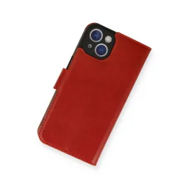 Newface Iphone 14 Kılıf Trend S Plus Kapaklı Kılıf - Kırmızı