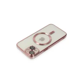Newface Iphone 15 Kılıf Kross Magneticsafe Kapak - Rose