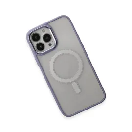 Newface Iphone 15 Pro Kılıf Room Magneticsafe Silikon - Lila