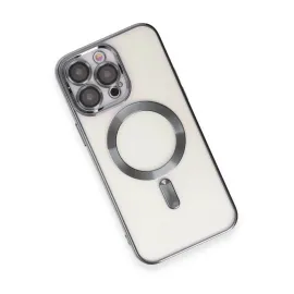 Newface Iphone 15 Pro Max Kılıf Kross Magneticsafe Kapak - Titan Gri