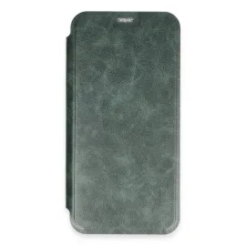 Newface Iphone 16 Plus Kılıf Flip Cover - Koyu Yeşil