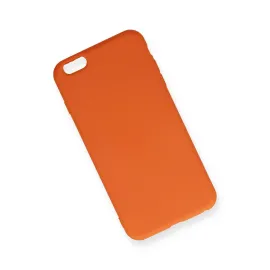 Newface Iphone 6 Plus Kılıf Nano Içi Kadife Silikon - Turuncu