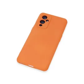 Newface One Plus 9 Kılıf Nano Içi Kadife Silikon - Turuncu