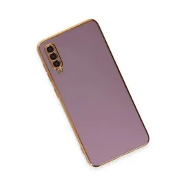 Newface Samsung Galaxy A50 Kılıf Volet Silikon - Mor