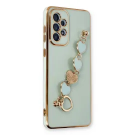 Newface Samsung Galaxy A53 5G Kılıf Esila Silikon - Su Yeşili