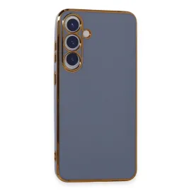 Newface Samsung Galaxy S24 Plus Kılıf Volet Silikon - Mavi