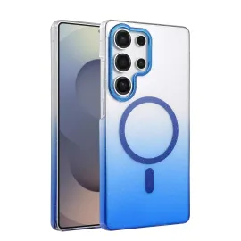 Newface Samsung Galaxy S24 Ultra Glossy Magsafe Kapak - Mavi