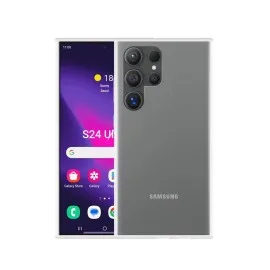 Newface Samsung Galaxy S24 Ultra Kılıf Lüx Şeffaf Silikon