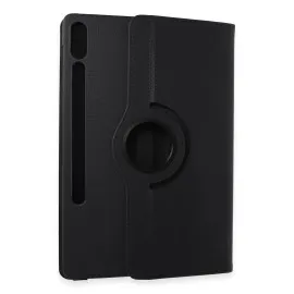 Newface Samsung Galaxy X610 Tab S9 Fe Plus 12.4 Kılıf 360 Tablet Deri Kılıf - Siyah