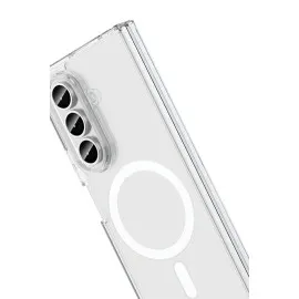 Newface Samsung Galaxy Z Fold 7 Kılıf Magneticsafe Şeffaf Silikon - Şeffaf