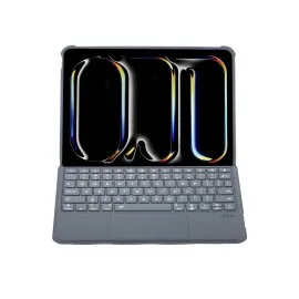 Newface T5507D Ipad Pro 11 (2022) Kılıf Palermo Ledli Klavyeli Standlı Tablet Kılıfı - Siyah