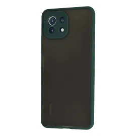 Newface Xiaomi Mi 11 Lite Kılıf Montreal Silikon Kapak - Yeşil