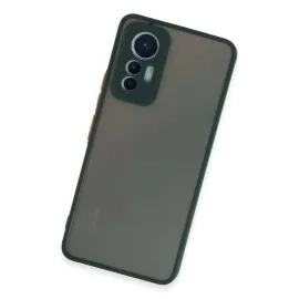 Newface Xiaomi Mi 12 Lite Kılıf Montreal Silikon Kapak - Yeşil