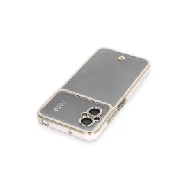 Newface Xiaomi Poco M5 Kılıf Liva Lens Silikon - Beyaz