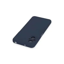 Newface Xiaomi Poco M5 Kılıf Nano Içi Kadife Silikon - Lacivert