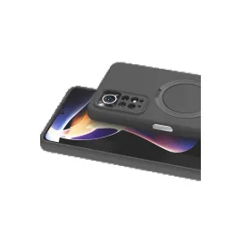 Newface Xiaomi Redmi Note 12 Pro 4G Regal Magsafe Standlı Kapak - Titan Gri