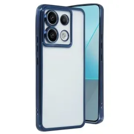 Newface Xiaomi Redmi Note 13 Pro 4G Kılıf Razer Lensli Silikon - Lacivert