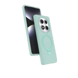 Newface Xiaomi Redmi Note 14 Pro 4G Regal Magsafe Standlı Kapak - Su Yeşili